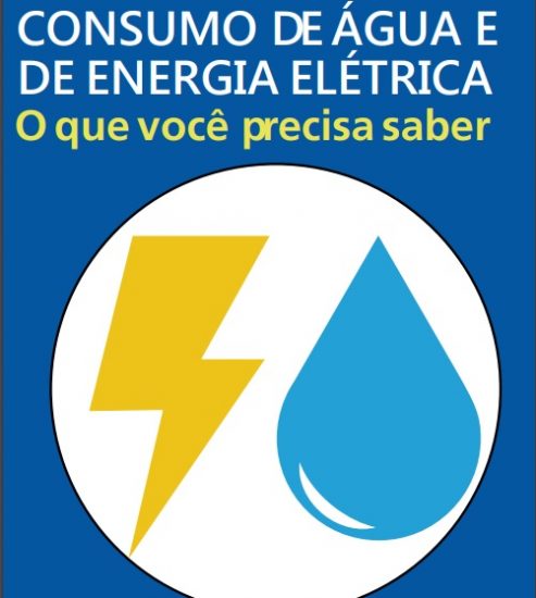 Cartilha orienta sobre consumo de água e energia elétrica
