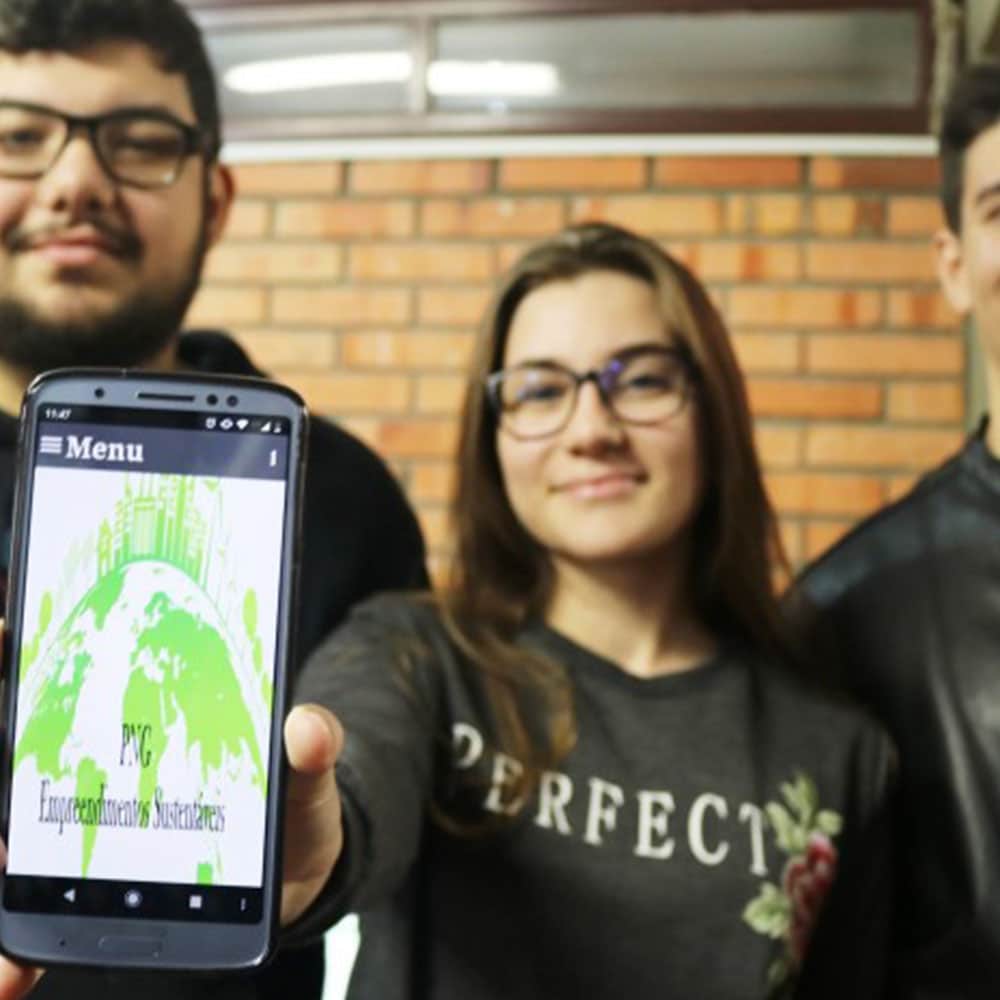 Estudantes gaúchos desenvolvem aplicativo voltado à sustentabilidade