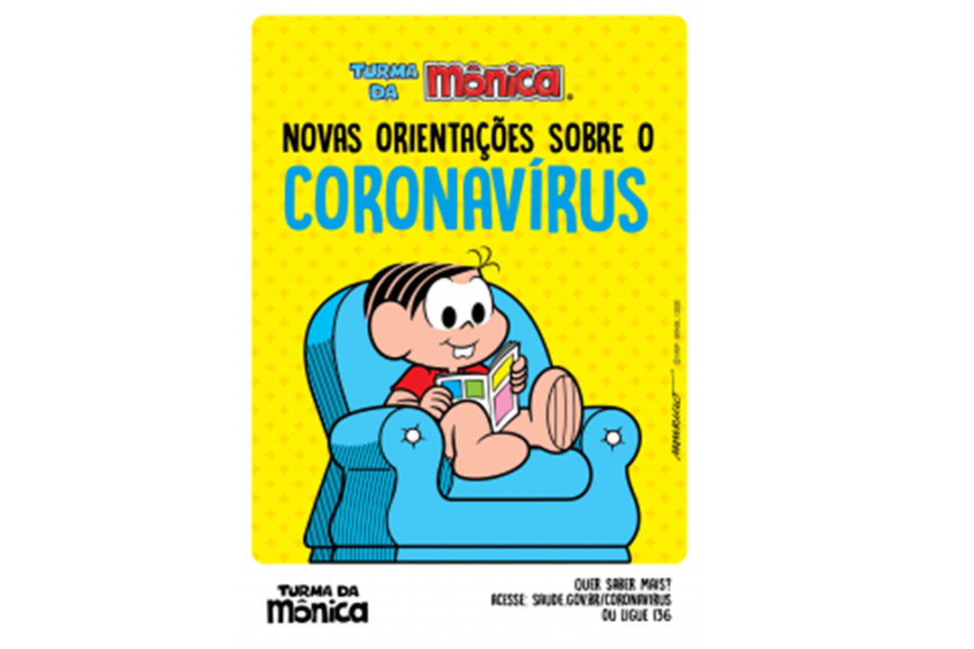 UNICEF e Turma da Mônica orientam comunidades sobre o coronavírus através de materiais informativos